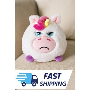 Hangry Petz 2024 Series 1‎ Plush White Multicolor Jay Play NWT Hook Attached